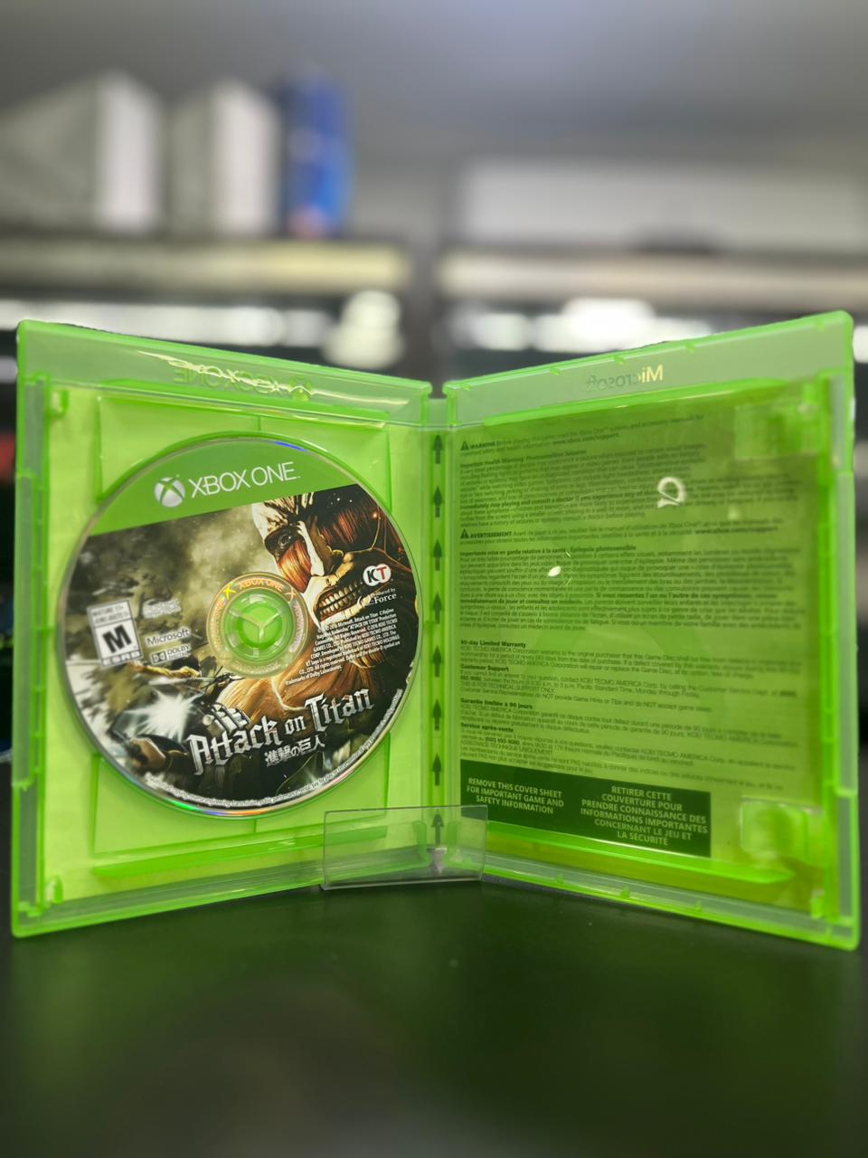 Attack on Titan Xbox One Midia Fisica