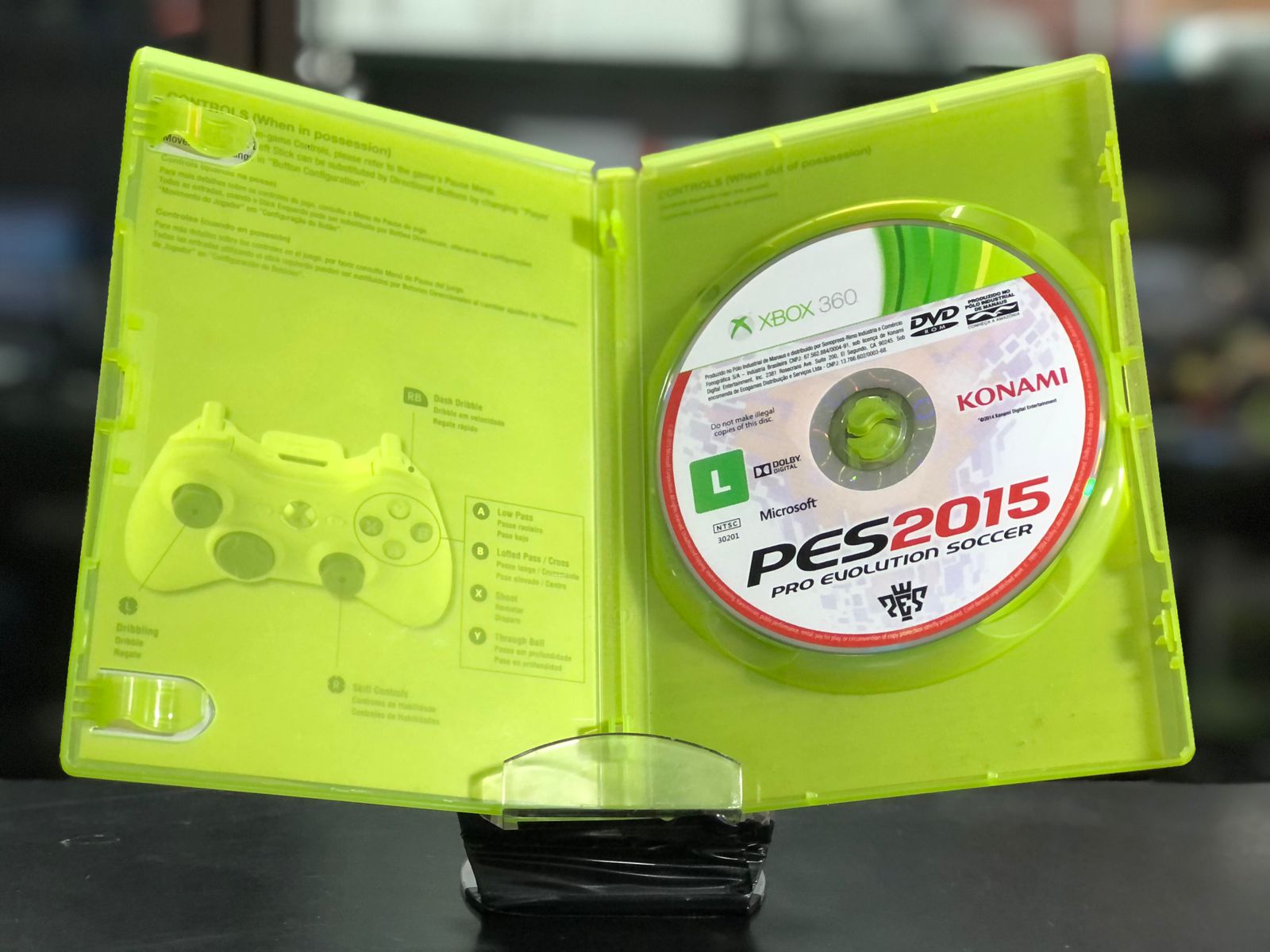 Pro Evolution Soccer 2015 Xbox 360 Midia Física c. impressa